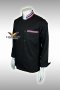 Thai flag collar Black long sleeve chef jacket