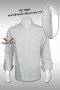 White Airmax Long Sleeve Chef Jacket