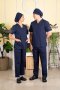 ชุดสครับ ชุดพยาบาล คอวี สีกรม (เสื้อ+กางเกง) (HPG0151)