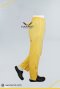 ชุดสครับ คอวี สีเหลือง (เสื้อ+กางเกง) (HPG0157)