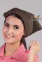 Brown Triangle Scarf  (FSF0106)