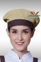 Brown-Beige Loft Baret Hat