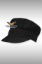 Black Pleated Baseball Hat