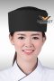 BLACK NET-BLACK JAPANESE CHEF HAT