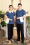 Blue-White   Housekeeper Shirt (HKP0502)