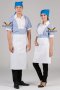 Blue Stripe Euro Waiter & Waitress shirt