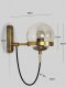Wall Lamp โคมไฟติดผนัง รุ่น SEAN EVE-00651