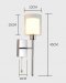 Wall Lamp โคมไฟติดผนัง รุ่น RUSS EVE-00637