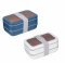 กล่องข้าวพลาสติก,กล่องข้าว2ชั้น,กล่องใส่อาหาร,กล่องข้าวไมโครเวฟ,กล่องข้าวเข้าไมโครเวฟได้