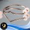 กำไล PAKASIA (เส้นผ่านศูนย์กลาง 6 cm.)[เงินชุบพิ้งค์โกลด์] / ข384