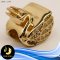 ชาร์มหงส์ประดับเพชร (Stopper) [เงินชุบทองคำขาว] / C249