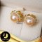**สินค้าหน้าร้านรอลงข้อมูล** ต่างหูดอกกระดุมทอง / SN0059YFN000228