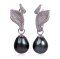 ต่างหู Latch back Collection "โบตัน" ไข่มุก Tahitian Pearl