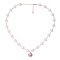 สร้อยคอไข่มุก Freshwater Pearl ระยะ คั่นห่วง พร้อมจี้ไข่มุก