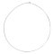สร้อยคอหัวเข็ม หนา 1mm ยาว 20" Silver Plating Gold / White Gold / Pink Gold