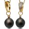 13.4 x 14.4 mm, Tahitian Pearl, Jacket Pendant