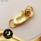 ตัวเรือนตะขอกล้ามปู (เล็ก+ยาว) Silver Plating Gold [   ] / H0106