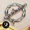 ตัวเรือนตะขอพันเกลียว [ I และ O ] Silver Plating White Gold [ N/A  ] / H0039