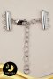 ตัวเรือนตะขอโซ่ห่วง 3 สาย Silver Plating White Gold [   ] / H0063