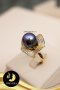 ตัวเรือนแหวนดอกไม้ Silver Plating Gold [   ]