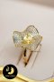 ตัวเรือนแหวนดอกไม้ Silver Plating Gold [   ]