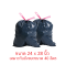 ถุงขยะสีดำ 24 x 28 นิ้ว (40 ลิตร) 25 กิโลกรัม/กระสอบ