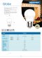 หลอด LED 5W Bulb Globe E27