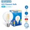 หลอด LED Vintage Filament ฺ Bulb  6W E27  Warm white 2700K (ทรงกลม)