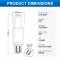 หลอด LED P-Bulb Stick 8W E27 ( หลอดแท่ง)