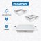 โคมไฟ Downlight  LED Panel 12W สี่เหลี่ยม ฝังฝ้า ขอบขาว (5 นิ้ว รุ่นประหยัด Driver ในตัว )