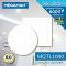โคมไฟ LED panel 12W ทรงกลม ฝังฝ้า ขอบขาว Daylight (6 นิ้ว)