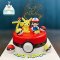 เค้กโปเกมอน เค้กการ์ตูน - Pokemon Cake