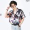 เสื้อเชิ๊ตฮาวาย "KISS" ผ้าไหมอิตาลี (0320F-732)