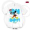 Mickey Mouse เสื้อยืดลิขสิทธิ์ คอกลม แขนสั้น (MK-058)