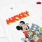 Mickey Mouse เสื้อยืดลิขสิทธิ์ คอกลม แขนสั้น (MK-166)