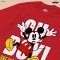 Power 7 Shop เสื้อยืดการ์ตูน Mickey Mouse  ลิขสิทธ์แท้ DISNEY (MK-297-สีแดง)