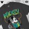 Power 7 Shop เสื้อยืดการ์ตูน มิกกี้เมาส์ ลิขสิทธ์แท้ DISNEY (MK-315 สีเทาเข้ม)
