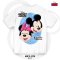 Mickey Mouse เสื้อยืดลิขสิทธิ์ คอกลม แขนสั้น (MKX-015)