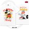 Mickey Mouse เสื้อยืดลิขสิทธิ์ คอกลม แขนสั้น (MKX-061)