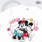 Mickey Mouse เสื้อยืดลิขสิทธิ์ คอกลม แขนสั้น (MKX-076)