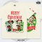Power 7 Shop เสื้อยืดการ์ตูน มิกกี้เมาส์ “Merry Christmas” ลิขสิทธ์แท้ DISNEY (MKX-094)
