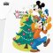 Power 7 Shop เสื้อยืดการ์ตูน มิกกี้เมาส์ “Merry Christmas” ลิขสิทธ์แท้ DISNEY (MKX-097)