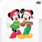 Power 7 Shop เสื้อยืดการ์ตูน มิกกี้เมาส์ “Merry Christmas” ลิขสิทธ์แท้ DISNEY (MKX-097)