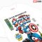 Power 7 Shop เสื้อยืดการ์ตูน มาร์เวล  ลิขสิทธ์แท้ MARVEL COMICS  T-SHIRTS (MX-174)