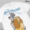 Power 7 Shop เสื้อยืดการ์ตูน "Lady and the Tramp" ลายลิขสิทธ์แท้ DISNEY (TM-094)