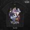 Power 7 Shop เสื้อยืดการ์ตูน "VILLAINS"  ลิขสิทธ์แท้ DISNEY  (TM-158)