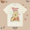 Power 7 Shop เสื้อยืดการ์ตูน ลาย "Winnie the Pooh" ลิขสิทธ์แท้ DISNEY(TM-229 สีครีม)