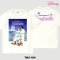 Power 7 Shop เสื้อยืดการ์ตูน ลาย "Cinderella" คอลเลคชั่น "Disney Classics" ลิขสิทธิ์แท้ DISNEY (TMX-104-สีครีม)