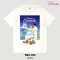 Power 7 Shop เสื้อยืดการ์ตูน ลาย "Cinderella" คอลเลคชั่น "Disney Classics" ลิขสิทธิ์แท้ DISNEY (TMX-104-สีครีม)
