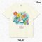 Power 7 Shop เสื้อยืดการ์ตูน ลาย "Alice in Wonderland" คอลเลคชั่น "Disney Classics" ลิขสิทธิ์แท้ DISNEY(TMX-107-สีครีม)